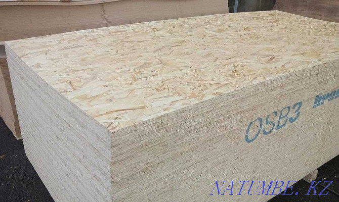 OSB (6mm-22mm) Plywood (3/3 3/2 2/3 ) Chipboard Fiberboard Almaty - photo 1