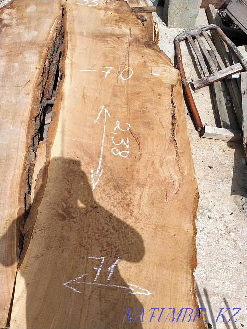 Слэб карагача толщина 7 см.. ясень.орех Тараз - изображение 3