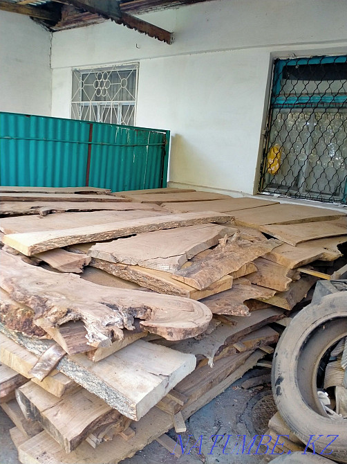 Слэб карагача толщина 7 см.. ясень.орех Тараз - изображение 1