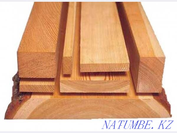 Larch edged lumber timber of any section Almaty - photo 3