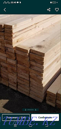 Timber lumber board rafters unedged board inchmovka, etc. Kostanay - photo 2