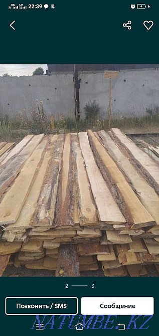 Пиломатериал брус доска страпилы необрезная доска дюйммовка итд Костанай - изображение 3