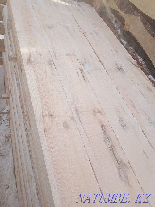 Пиломатериал брус доска страпилы необрезная доска дюйммовка итд Костанай - изображение 1