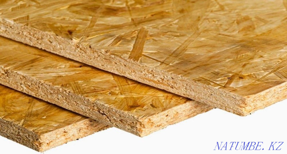 OSB-3. FSF plywood, Laminated plywood, fiberboard, chipboard Karagandy - photo 1