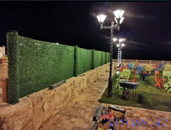 Fence Fencing Mesh Lawn Landscape Design Artificial Fence Astana - photo 5