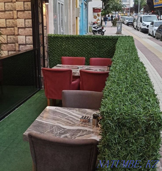 Fence Fencing Mesh Lawn Landscape Design Artificial Fence Astana - photo 4