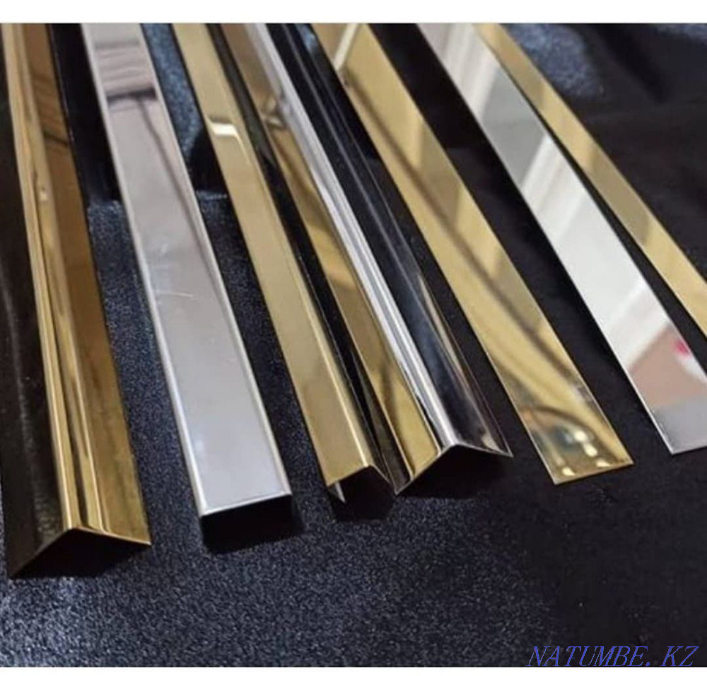 Молдинги из нержавеющий сталь. Латунь . Латунный профиль Тараз - изображение 3
