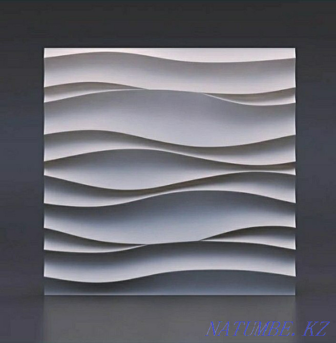 Decorative 3D gypsum panel Almaty - photo 2