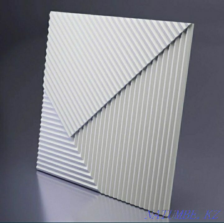 Decorative 3D gypsum panel Almaty - photo 3