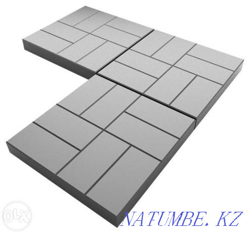 Тротуар тақталары, брусчатка.  Қостанай  - изображение 7