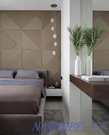 Decorative 3D Panel. Gypsum 3D panels Almaty - photo 2