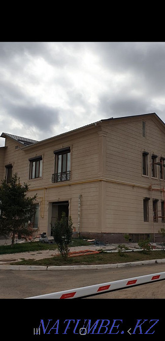 Liquid travertine, facade, thermal panel. Astana - photo 2