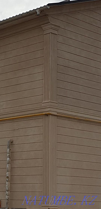 Liquid travertine, facade, thermal panel. Astana - photo 3