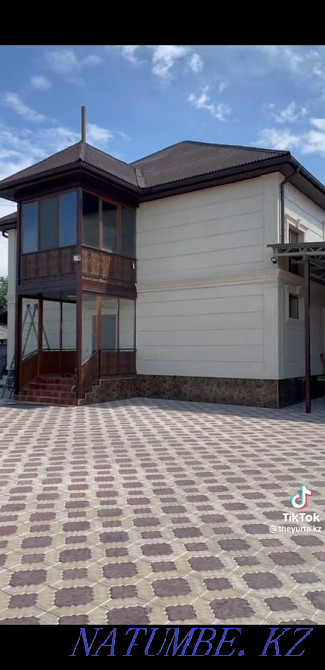 Liquid travertine, facade, thermal panel. Astana - photo 7