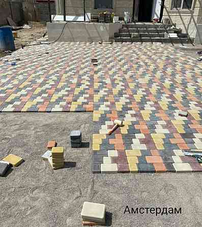 Брусчатка,тротуарная плитка,вибропрессованный кирпич Рассрочка Алматы
