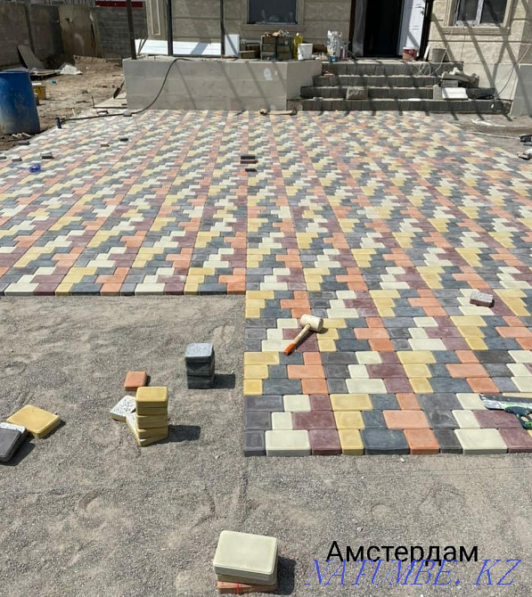 Брусчатка,тротуарная плитка,вибропрессованный кирпич Рассрочка Алматы - изображение 6