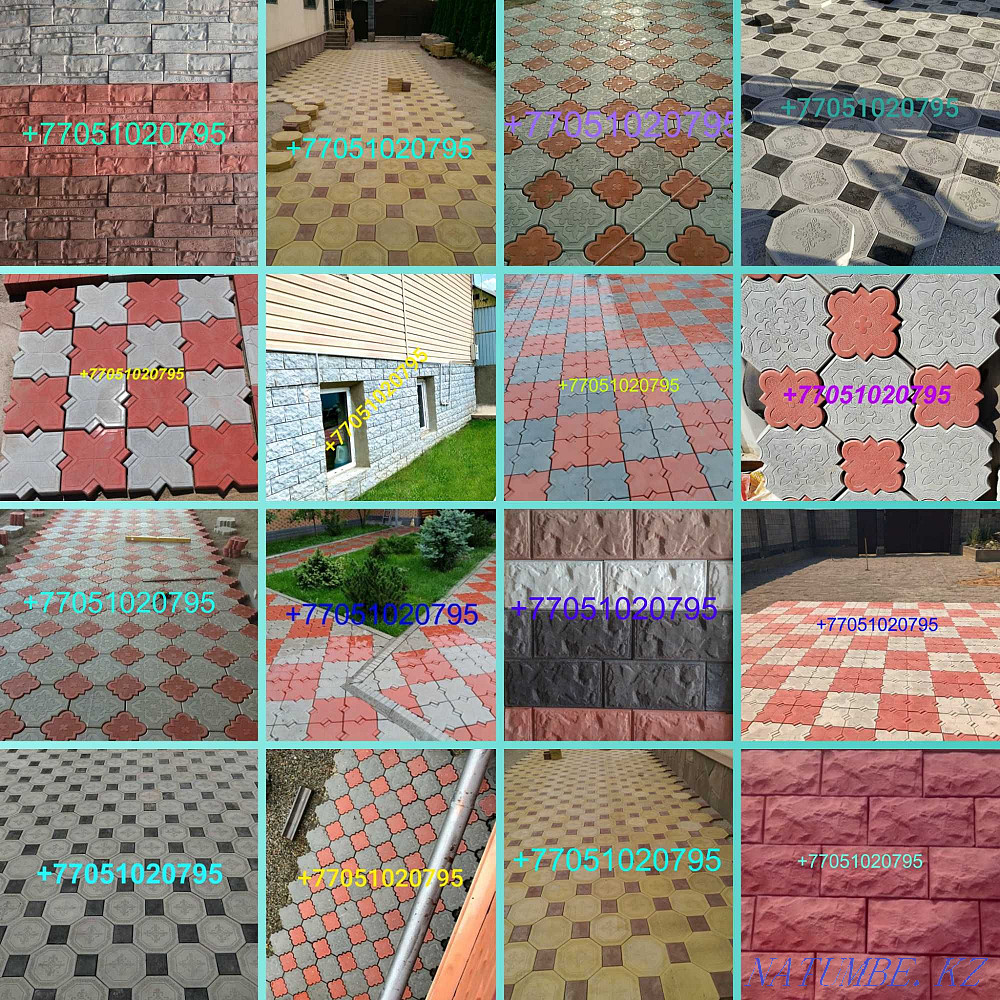 Paving slabs. Paving stones. The best price from the manufacturer! Almaty - photo 3