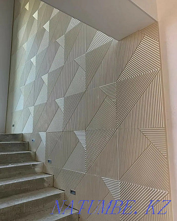 3 D Panels of gypsum Stucco Shymkent - photo 3