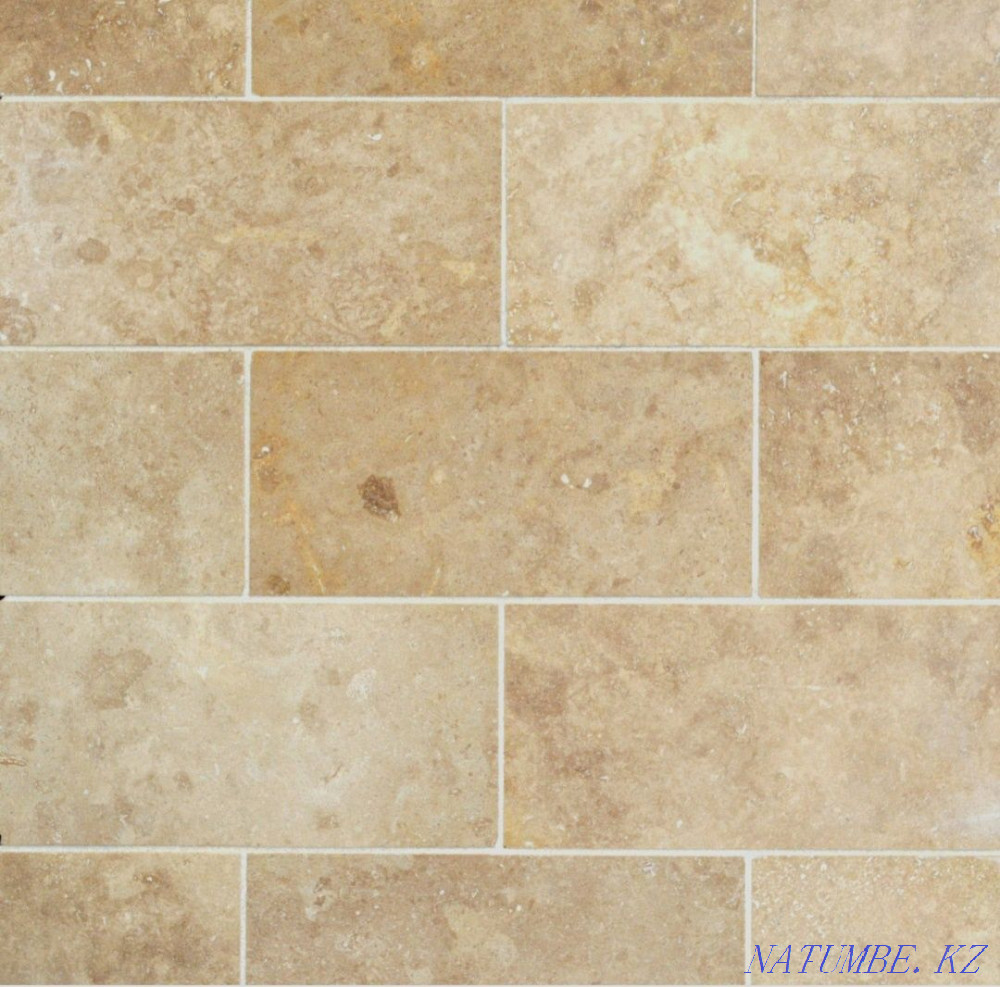 Travertine. In stock. Natural facing stone. Karagandy - photo 1