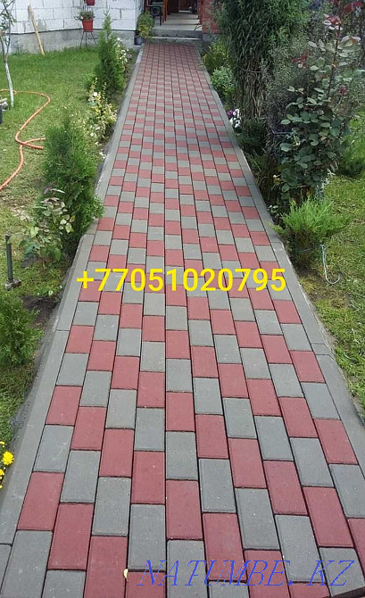 Престелген (вибропресстелген) брусчатка. Тротуар тақталары.  Алматы - изображение 4