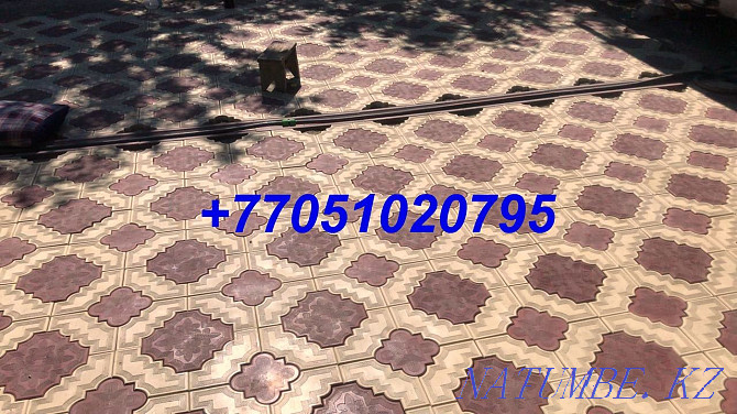 Брусчатка! Евробрусчатка ( мрамор из бетона). Тротуарная плитка. Алматы - изображение 5