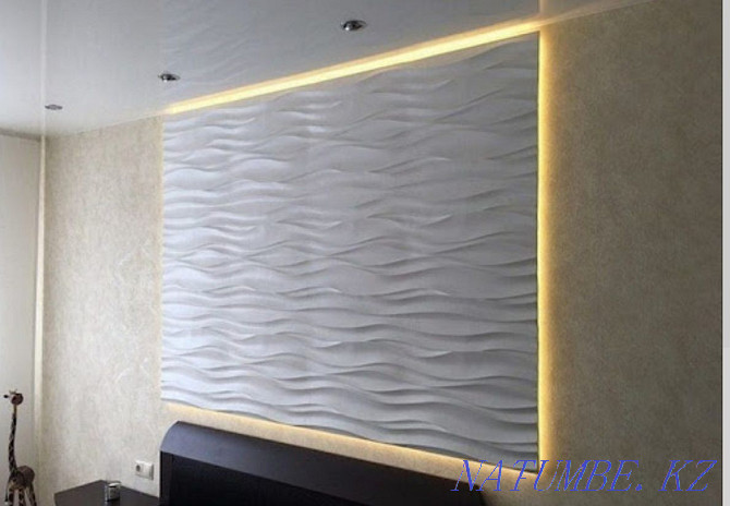 3D gypsum panels in stock and to order Алмалы - photo 7