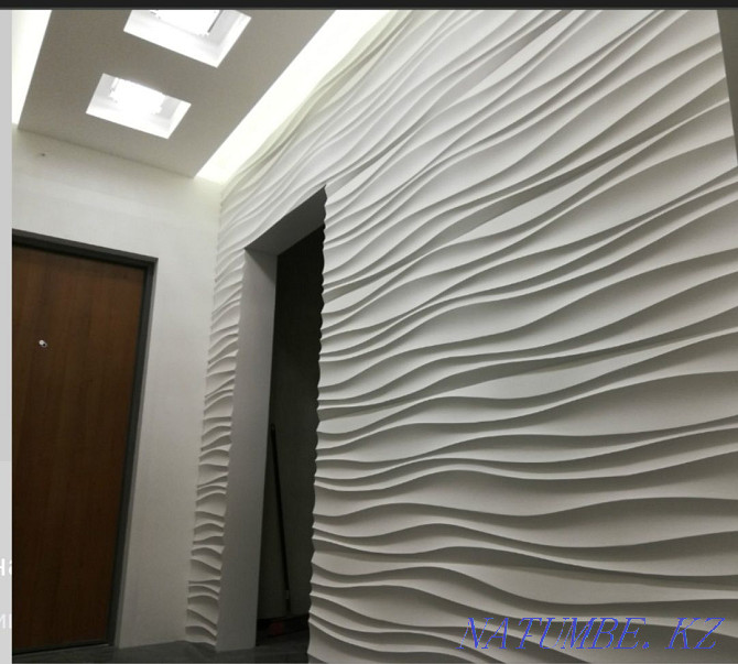 3D gypsum panels in stock and to order Алмалы - photo 8