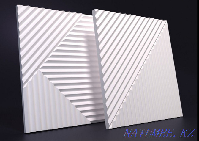 3D gypsum panels in stock and to order Алмалы - photo 3