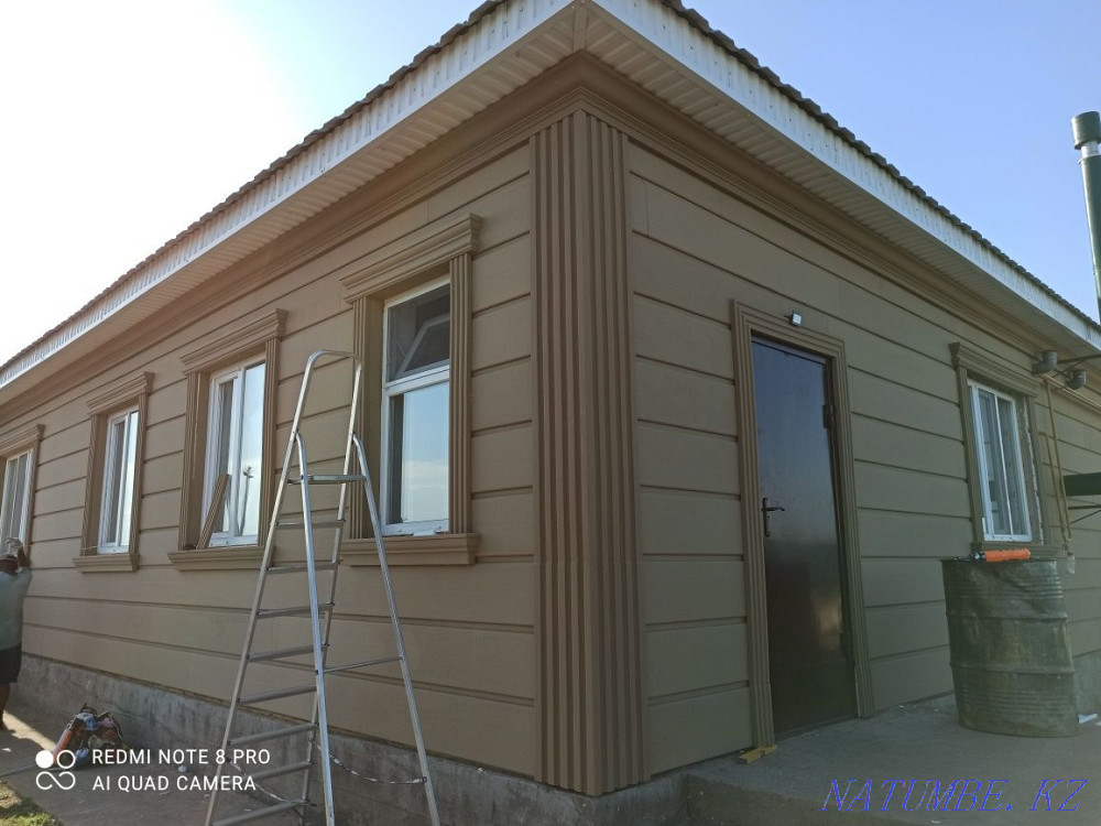 Фасадные обрамление Травертин термопанели декор Актобе - изображение 6