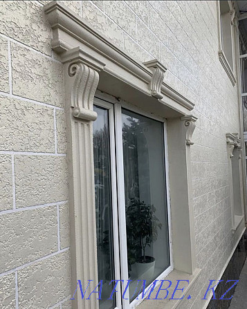 Decor / Facade decor Shymkent / Column / Travertine / Pattern / Thermopanel Shymkent - photo 1