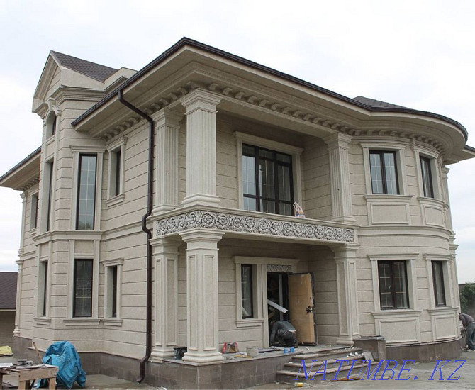 Decor / Facade decor Shymkent / Column / Travertine / Pattern / Thermopanel Shymkent - photo 2