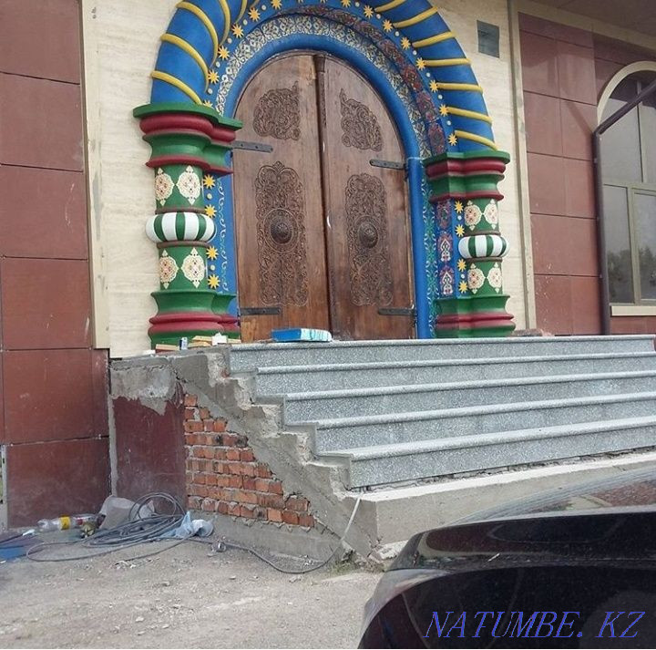 Decor for the facade false beams window framing decorations figured cutting Astana - photo 4