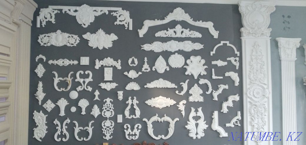 Gypsum. Column. Arch. 3d panel. FRAME. FRAME. POLYSTYRENE. Shymkent - photo 4