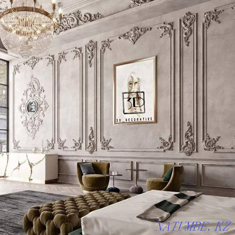 Gypsum Column. Stucco. Window framing. Gypsum. Styrofoam. Shymkent - photo 4