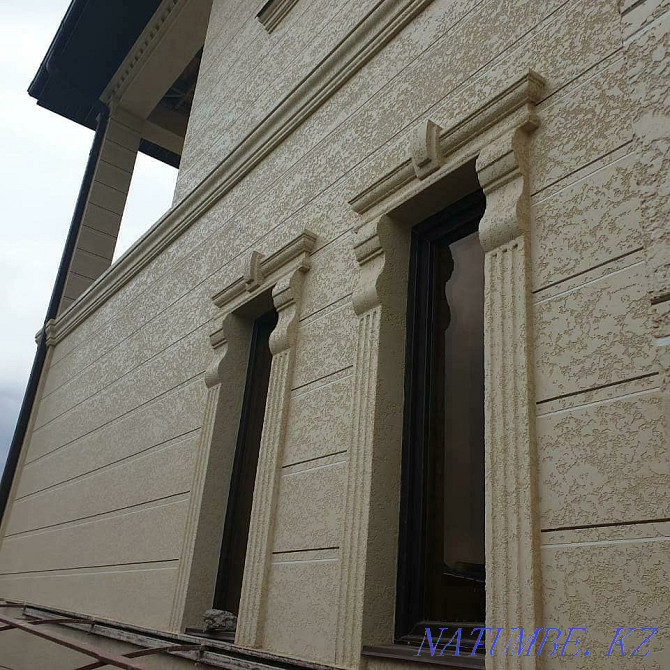 Thermopanel/Frame/Zhitky travertine/Polyfoam/Column/Eaves/Gypsum Shymkent - photo 2