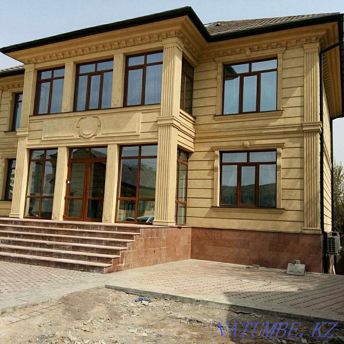 Thermopanel/Frame/Zhitky travertine/Polyfoam/Column/Eaves/Gypsum Shymkent - photo 8