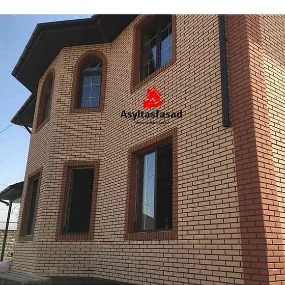 Фасадные панели с утеплителпм, Термопанели под кирпич, фибропанели, Almaty