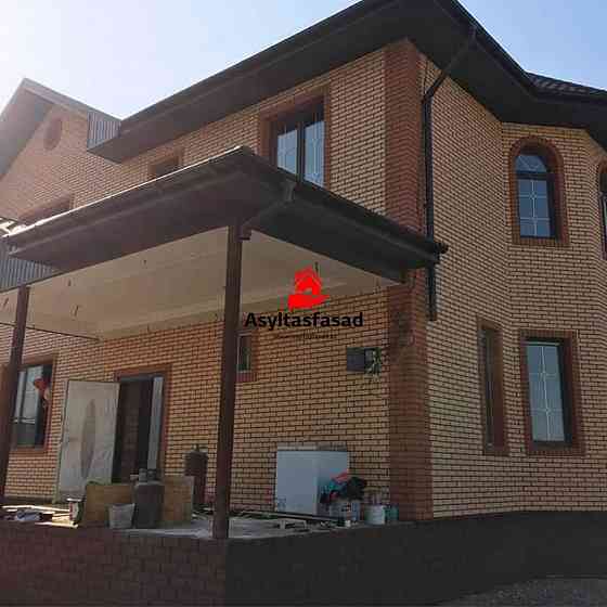 Фасадные панели с утеплителпм, Термопанели под кирпич, фибропанели, Almaty