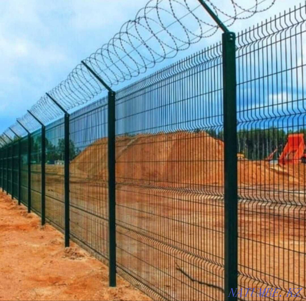 3 Д панели. Ограждения. Калитки. Ворота. Алматы - изображение 2