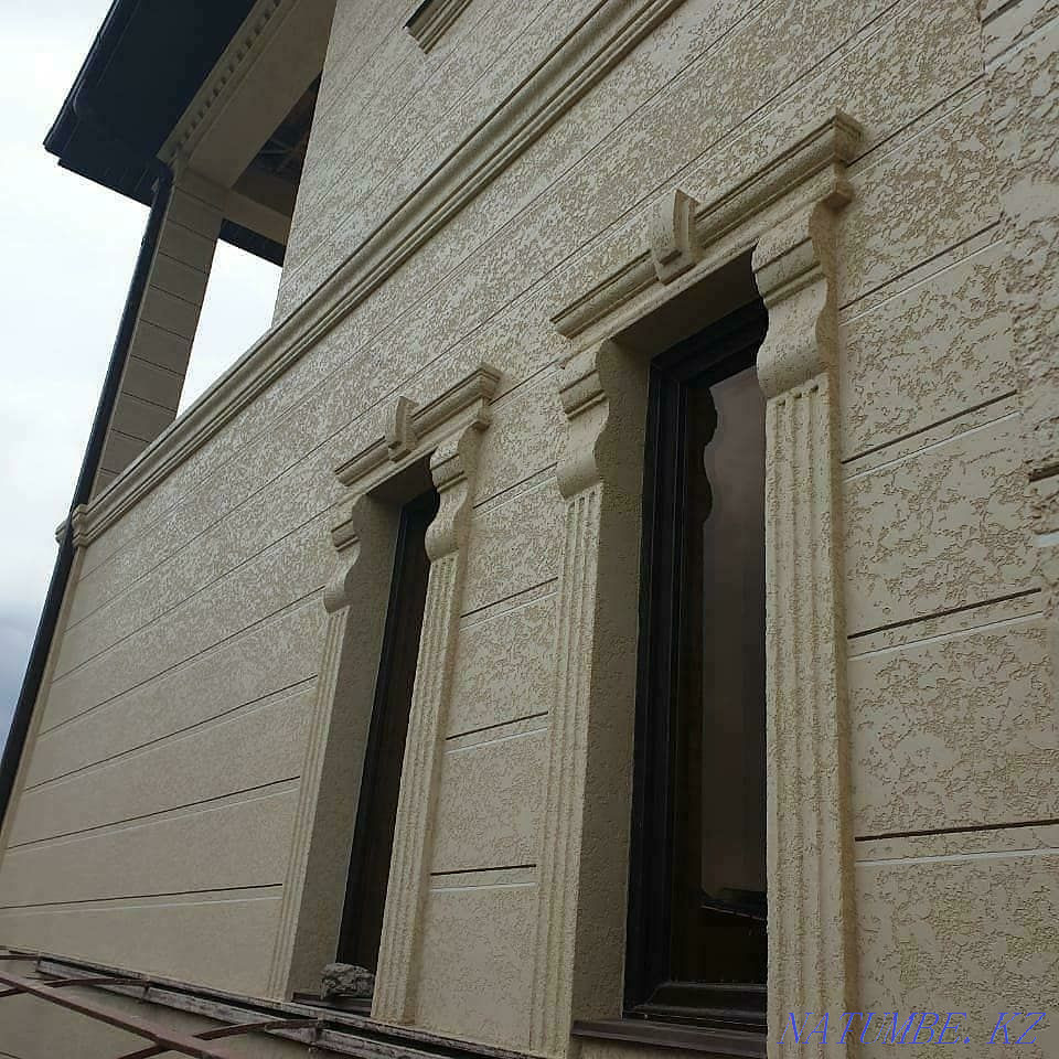 Thermal panel. Front decor. Thermal facade. Window framed. Column. Shymkent - photo 7