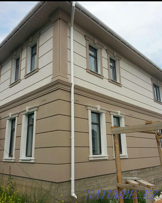 Thermal panel. Front decor. Thermal facade. Window framed. Column. Shymkent - photo 3