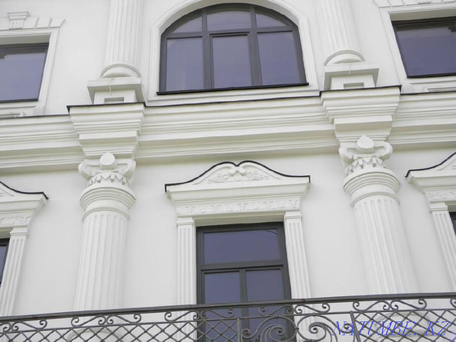 Facade decor Nur-Sultan window framing Architraves decor for the facade Astana - photo 2