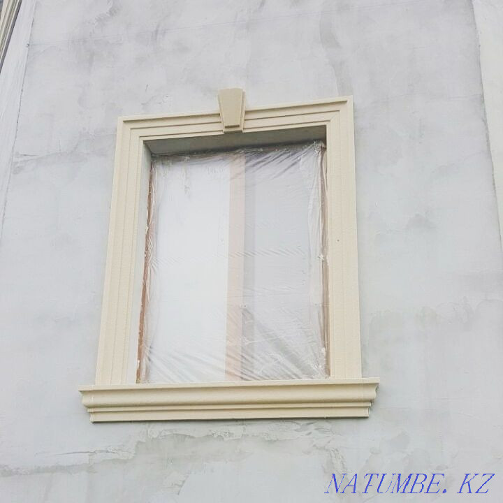 Facade decor Nur-Sultan window framing Architraves decor for the facade Astana - photo 6