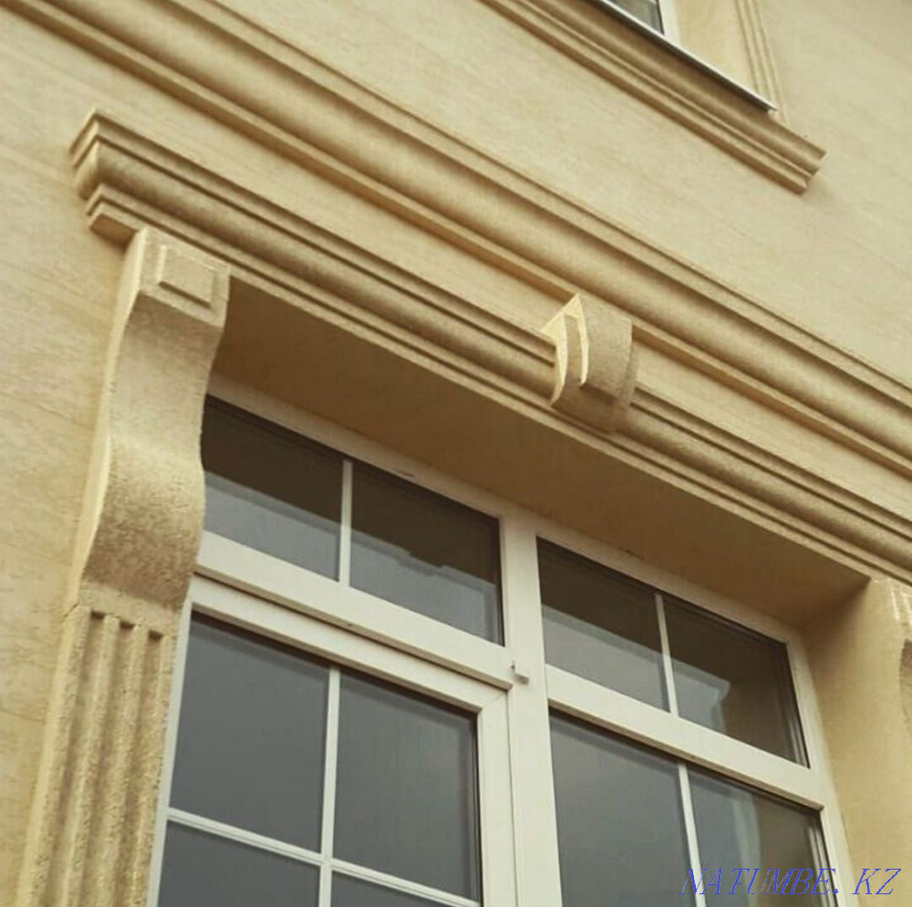 Facade decor Nur-Sultan window framing Architraves decor for the facade Astana - photo 1