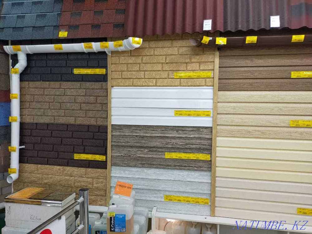 Сайдинг виниловый ассортимент САЯХАТ + водосточная система Низкие цены Петропавловск - изображение 4