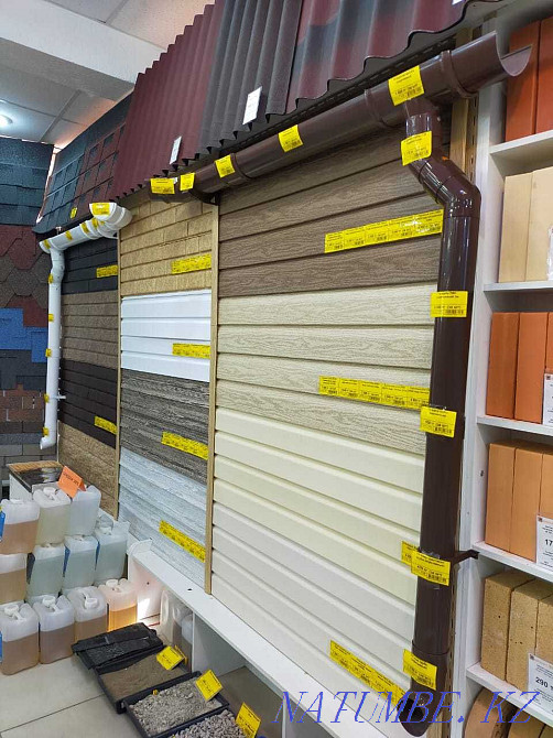 Сайдинг виниловый ассортимент САЯХАТ + водосточная система Низкие цены Петропавловск - изображение 3