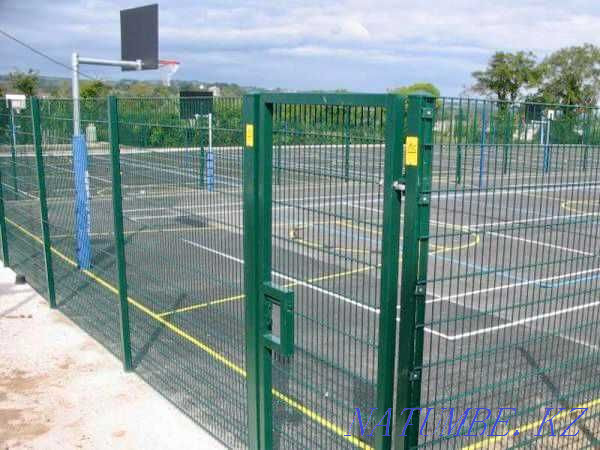 Fencing, 3D mesh, poles, fastening. Almaty - photo 3