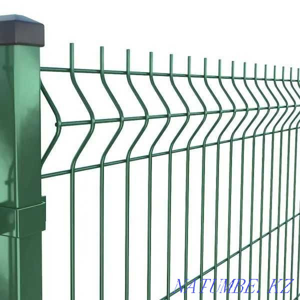 Fencing, 3D mesh, poles, fastening. Almaty - photo 6