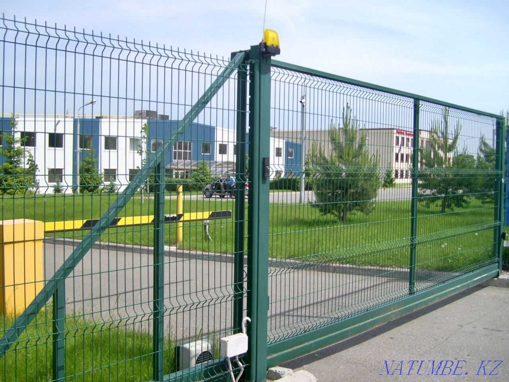 Fence, gate, mesh, 3D / 3D fencing in a polymer coating. Almaty - photo 3