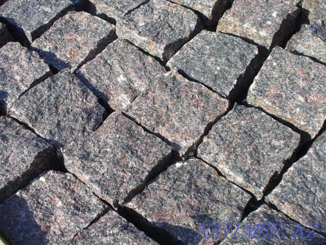 Granite paving stone. Installment plan Almaty - photo 2